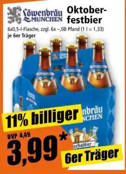 Norma Oktoberfestbier Angebot
