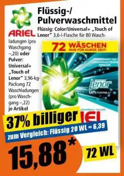 Norma Flüssig-/Pulverwaschmittel Angebot