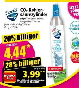 Norma CO2 Kohlensäurezylinder Angebot