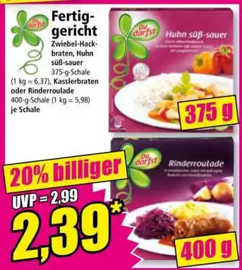 Norma Fertiggericht Angebot