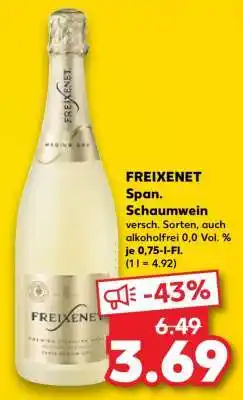 Kaufland FREIXENET Span. Schaumwein Angebot