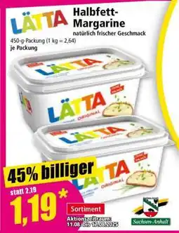 Norma Lätta Halbfett-Margarine Angebot