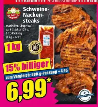 Norma Schweine- nackensteaks Angebot