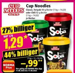 Norma Cup Noodles Angebot