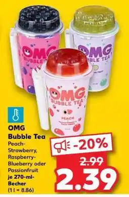 Kaufland OMG Bubble Tea Angebot