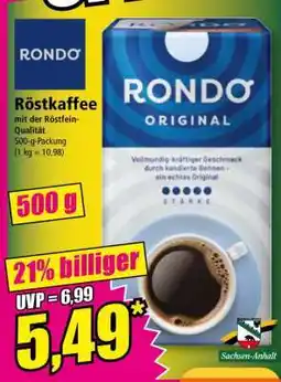 Norma RONDO ORIGINAL Röstkaffee Angebot