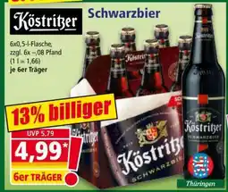 Norma KÖSTRITZER Schwarzbier° Angebot
