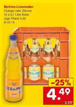 Netto Marken-Discount Berlimo Limonaden Angebot