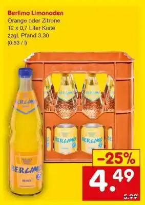 Netto Marken-Discount Berlimo Limonaden Angebot