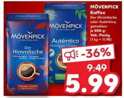 Kaufland MÖVENPICK Kaffee Angebot