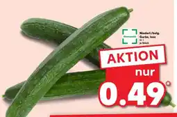 Kaufland Niederl./belg. Gurke, lose Kl. I je Stück Angebot