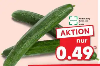 Kaufland Niederl./belg. Gurke, lose Kl. I je Stück Angebot