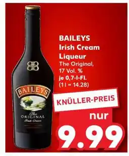 Kaufland Baileys Irish Cream Liqueur Angebot