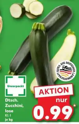 Kaufland Dtsch. Zucchini, lose Angebot