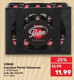 Kaufland Lausitzer Porter Schwarzes Angebot