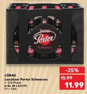 Kaufland Lausitzer Porter Schwarzes Angebot