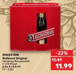 Kaufland DUCKSTEIN Rotblond Original Angebot