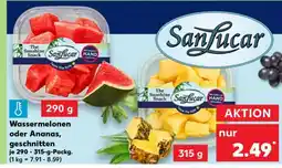 Kaufland Wassermelonen oder Ananas, geschnitten Angebot
