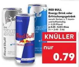 Kaufland RED BULL Energy Drink oder Erfrischungsgetränk Angebot