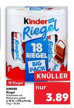 Kaufland KINDER Riegel Angebot