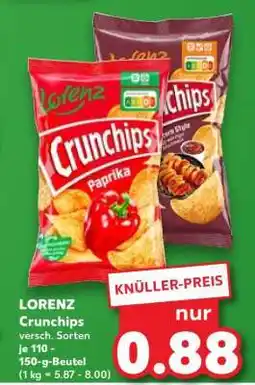 Kaufland LORENZ Crunchips Angebot