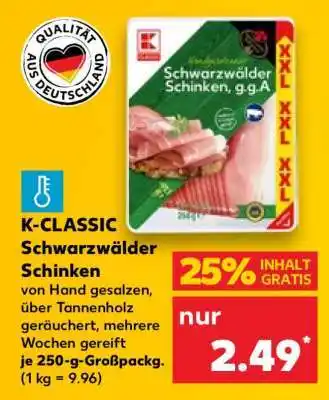 Kaufland K-CLASSIC Schwarzwälder Schinken Angebot
