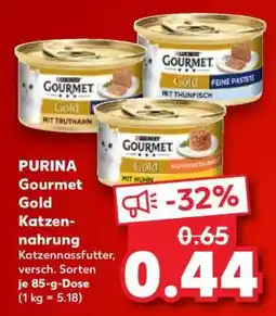 Kaufland PURINA Gourmet Gold Katzennahrung Angebot
