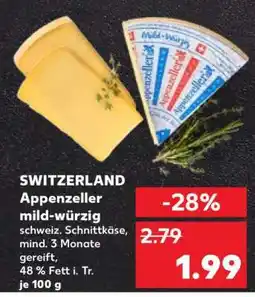 Kaufland Appenzeller mild-würzig Angebot