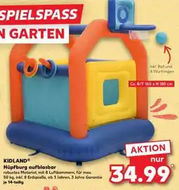 Kaufland KIDLAND Hüpfburg aufblasbar Angebot