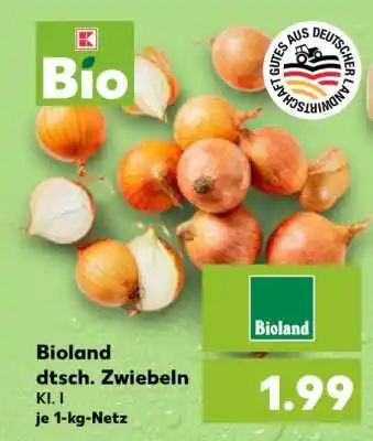 Kaufland Bioland dtsch. Zwiebeln Angebot