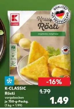 Kaufland K-CLASSIC Rösti Angebot