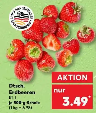 Kaufland Dtsch. Erdbeeren Kl. I Angebot