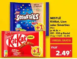 Kaufland NESTLÉ KitKat, Lion oder Smarties Angebot