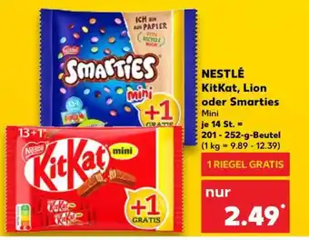 Kaufland NESTLÉ KitKat, Lion oder Smarties Angebot