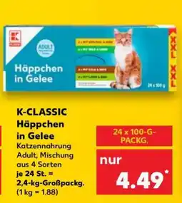 Kaufland K-CLASSIC Häppchen in Gelee Angebot
