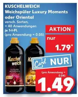 Kaufland KUSCHELWEICH Weichspüler Luxury Moments oder Oriental Angebot
