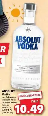 Kaufland Absolut Vodka Angebot