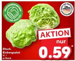 Kaufland Dtsch. Eisbergsalat Angebot