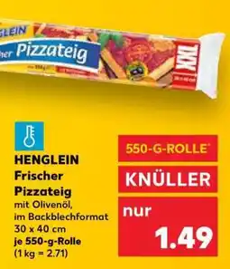 Kaufland Henglein Frischer Pizzateig Angebot