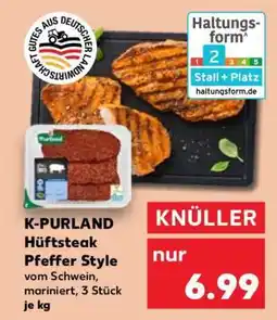 Kaufland K-PURLAND Hüftsteak Pfeffer Style Angebot