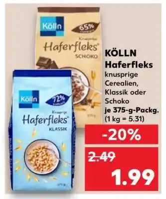 Kaufland KÖLLN Haferfleks Angebot