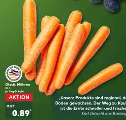 Kaufland Dtsch. Möhren Angebot