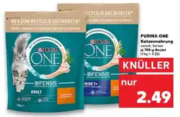 Kaufland PURINA ONE Katzennahrung Angebot