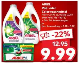 Kaufland ARIEL Voll- oder Colorwaschmittel Angebot