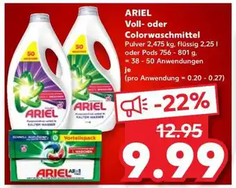 Kaufland ARIEL Voll- oder Colorwaschmittel Angebot