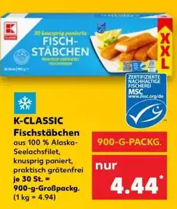 Kaufland K-CLASSIC Fischstäbchen Angebot