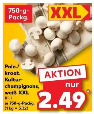 Kaufland Poln./ kroat. Kultur-champignons, weiß XXL Angebot