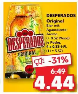 Kaufland Desperados Original Angebot