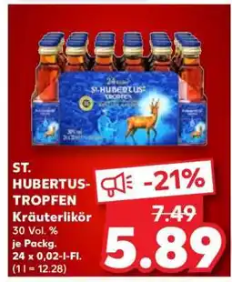 Kaufland St. Hubertus Tropfen Angebot