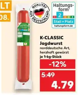 Kaufland K-CLASSIC Jagdwurst Angebot